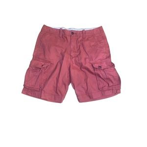 American Eagle Outfitter Men's Salmon Classic Fit Shorts (Size: 36 x 10)